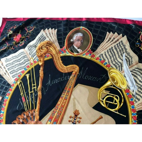 Hermès Mozart Pattern Scarf - Picture 5 of 6